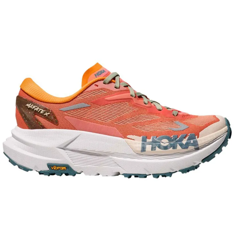 HOKA | Women's Mafate X Shoes'Feldspar / Mountain Fog' sold by Hatchet Outdoor Supply Co