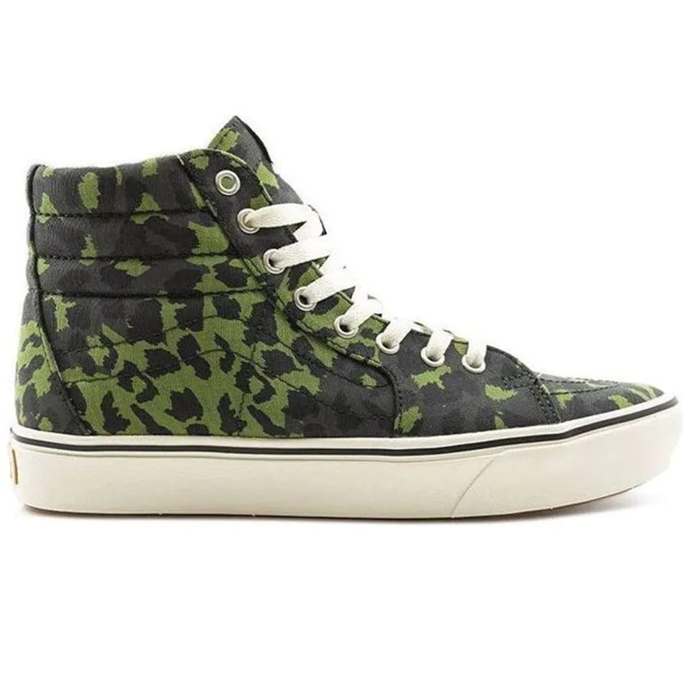 Vans | Comfycush Sk8-HI Shoes 'Leopard / Cactus Scarab' sold by Hatchet Outdoor Supply Co