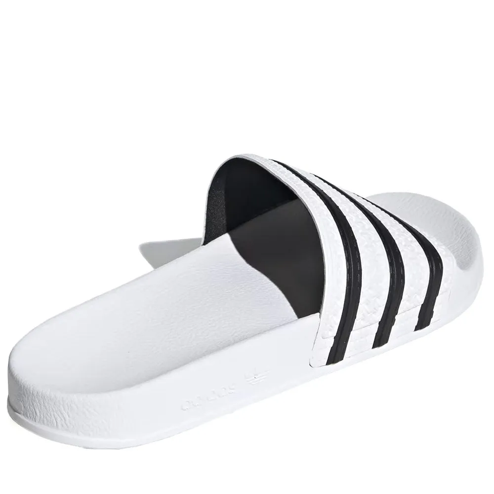 Adidas | Adilette Slides 'White / Black' sold by Hatchet Outdoor Supply Co product image thumbnail 5
