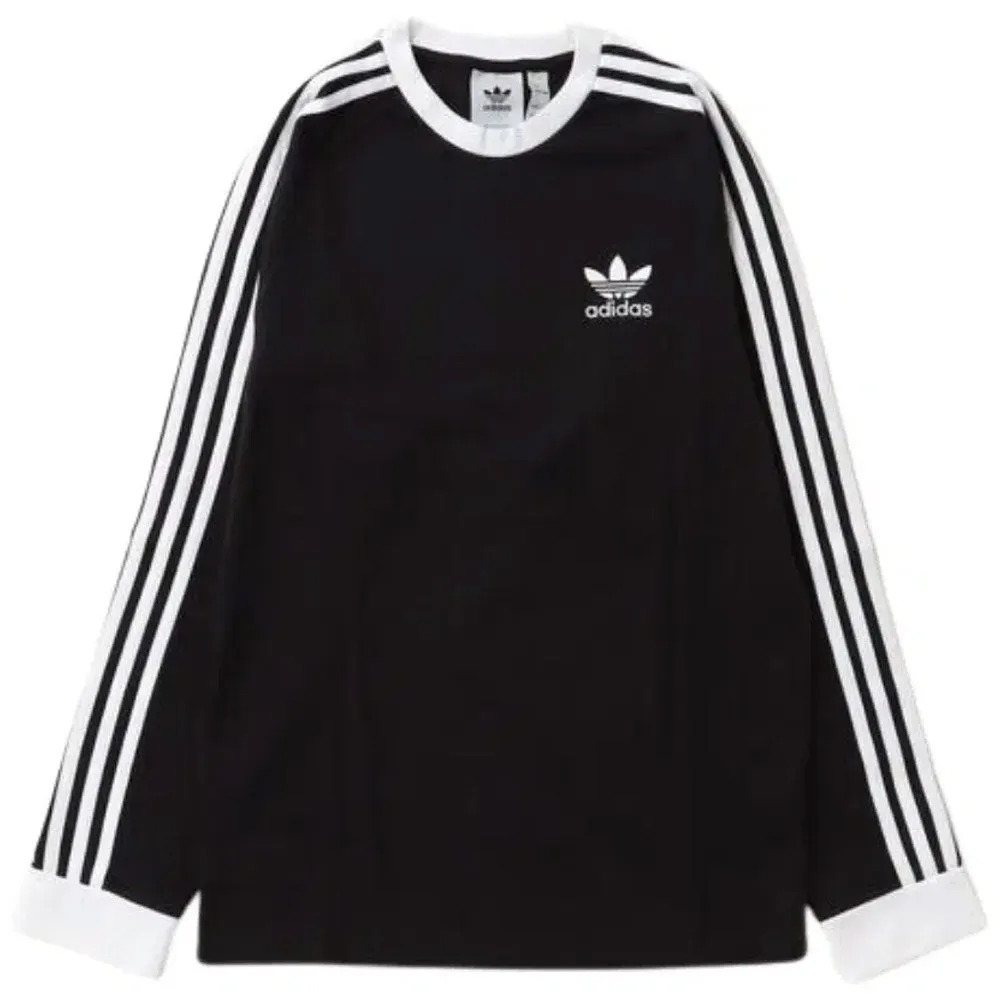 Adidas | Adicolor Classics 3-stripes Long Sleeve Tee 'Black' sold by Hatchet Outdoor Supply Co