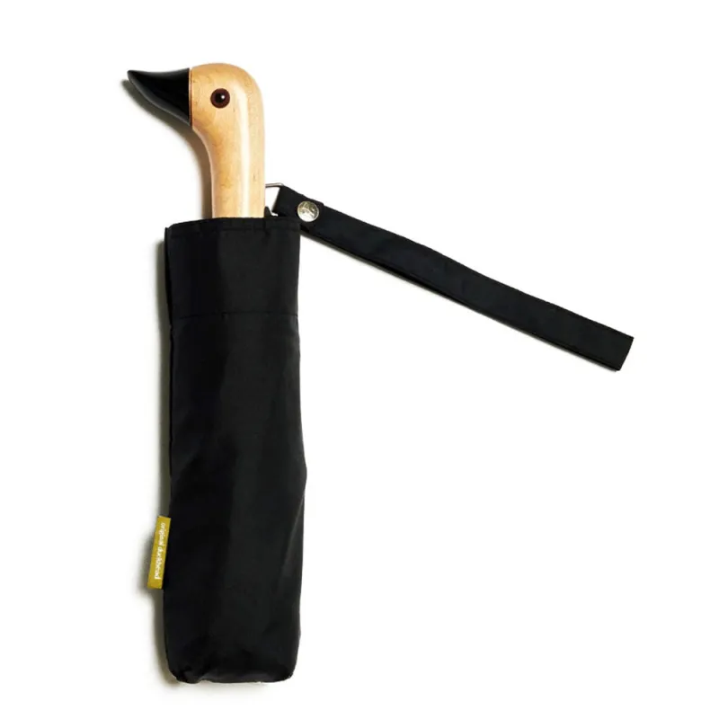 Original Duckhead | Compact Eco-Friendly Wind Resistant Umbrella 'Black' sold by Hatchet Outdoor Supply Co