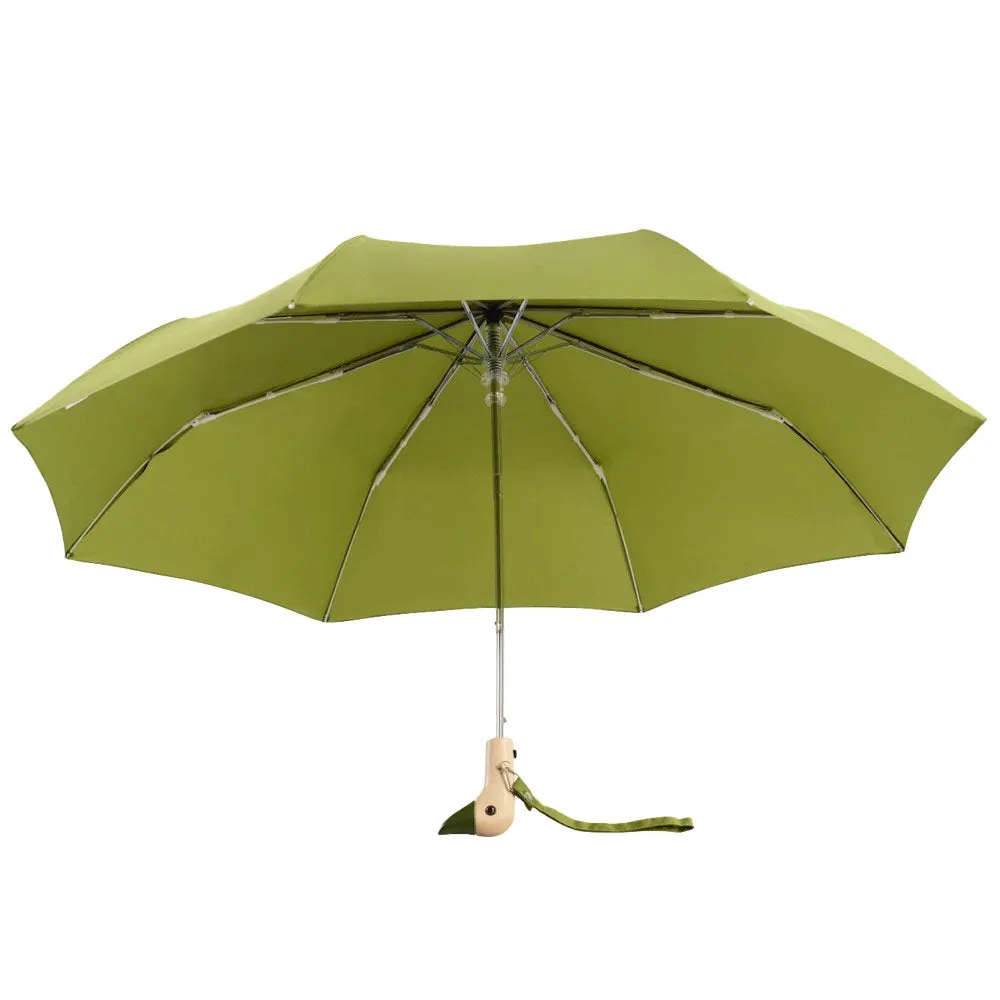 Original Duckhead | Compact Eco-Friendly Wind Resistant Umbrella 'Olive' sold by Hatchet Outdoor Supply Co product image thumbnail 4