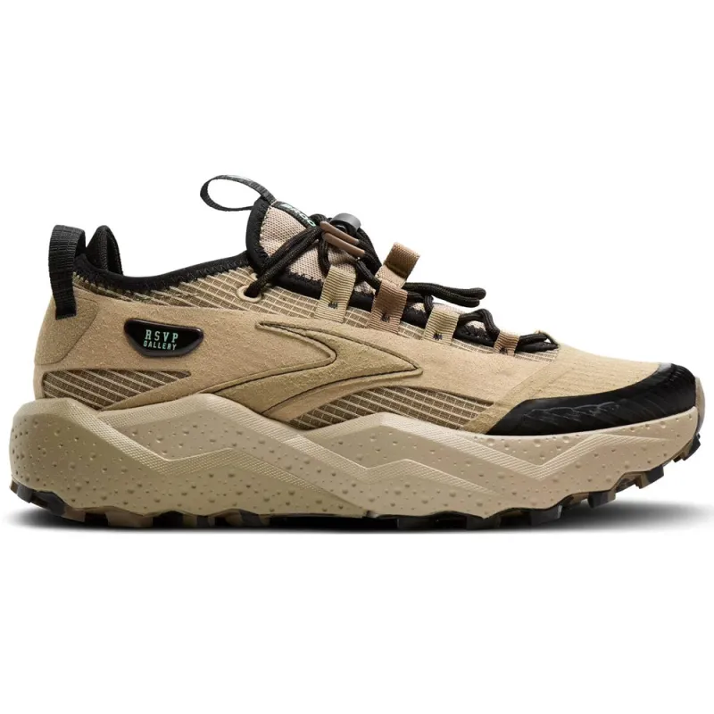 BROOKS | RSVP Gallery x Caldera 8 Sneakers 'Trench / Mermaid / Black' sold by Hatchet Outdoor Supply Co