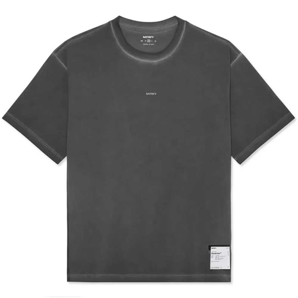 SATISFY | Auralite T-Shirt 'Pigment Black' sold by Hatchet Outdoor Supply Co