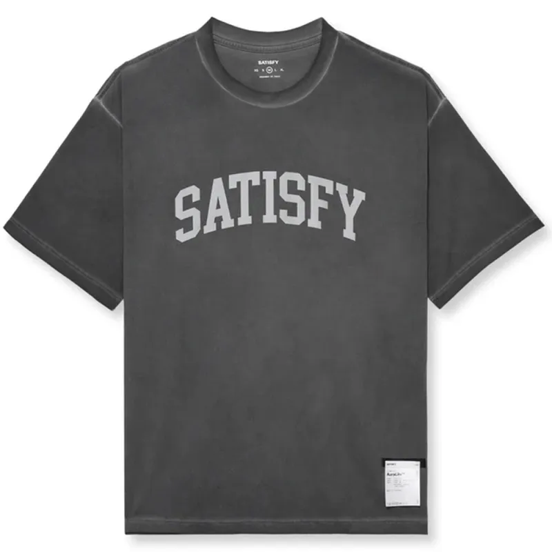 SATISFY | Auralite™ T-Shirt 'Pigment Black' sold by Hatchet Outdoor Supply Co