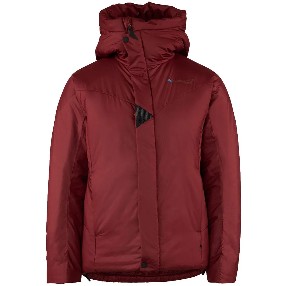 Klattermusen | Women's Lödyn Hood Jacket 'Madder Red' sold by Hatchet Outdoor Supply Co