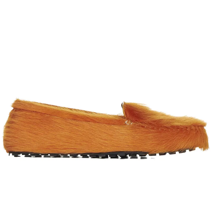 Marni | Moccasin Shoe 'Orange' sold by Hatchet Outdoor Supply Co