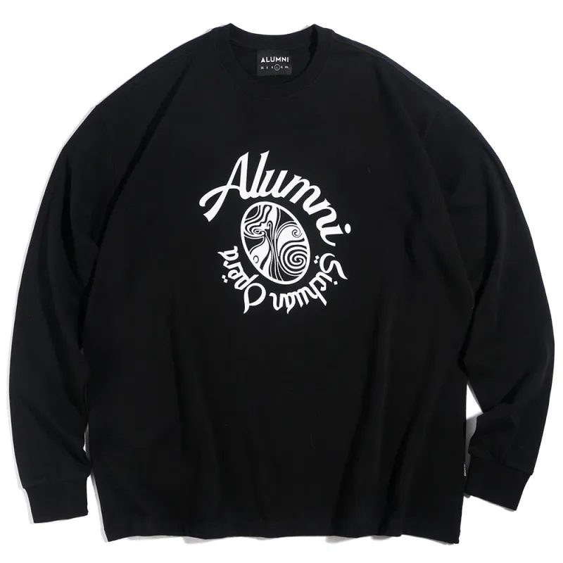 Alumni of NY | Opera L/S Tee 'Black' sold by Hatchet Outdoor Supply Co