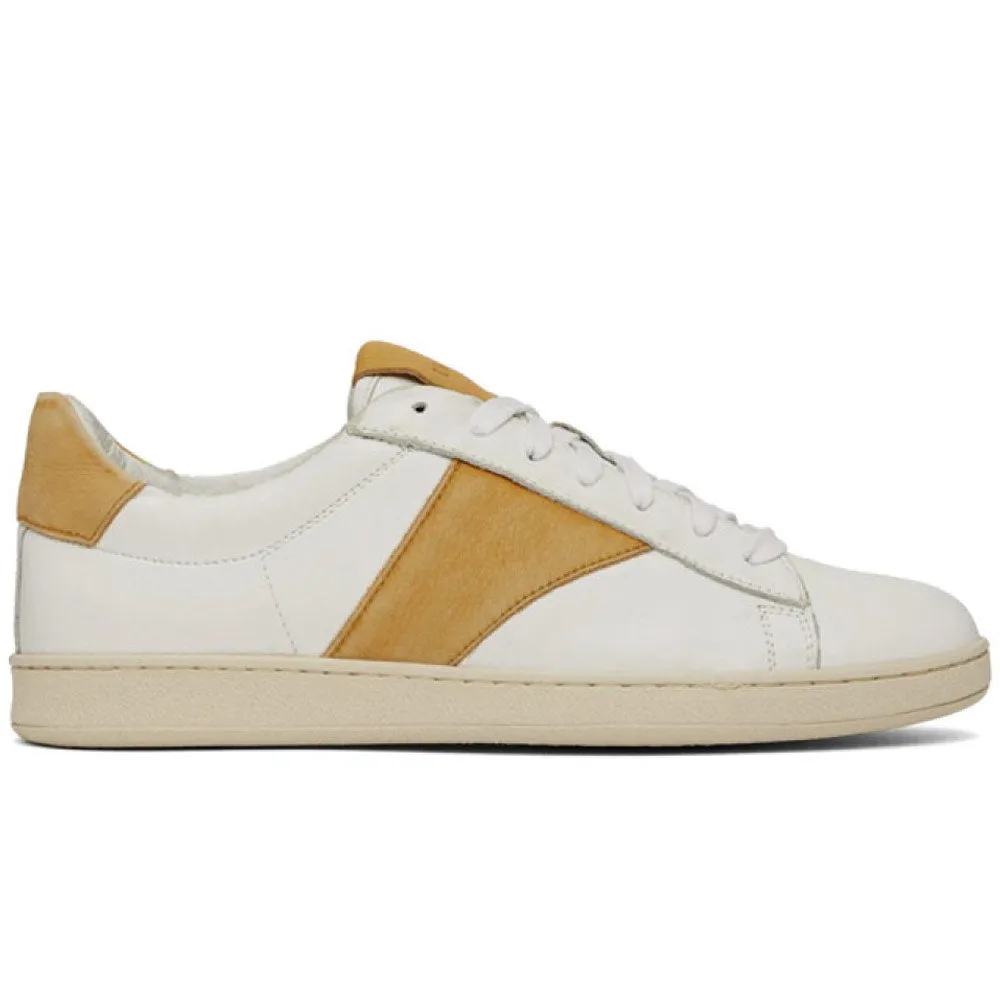 Rhude | Court Shoe 'White / Mustard' sold by Hatchet Outdoor Supply Co