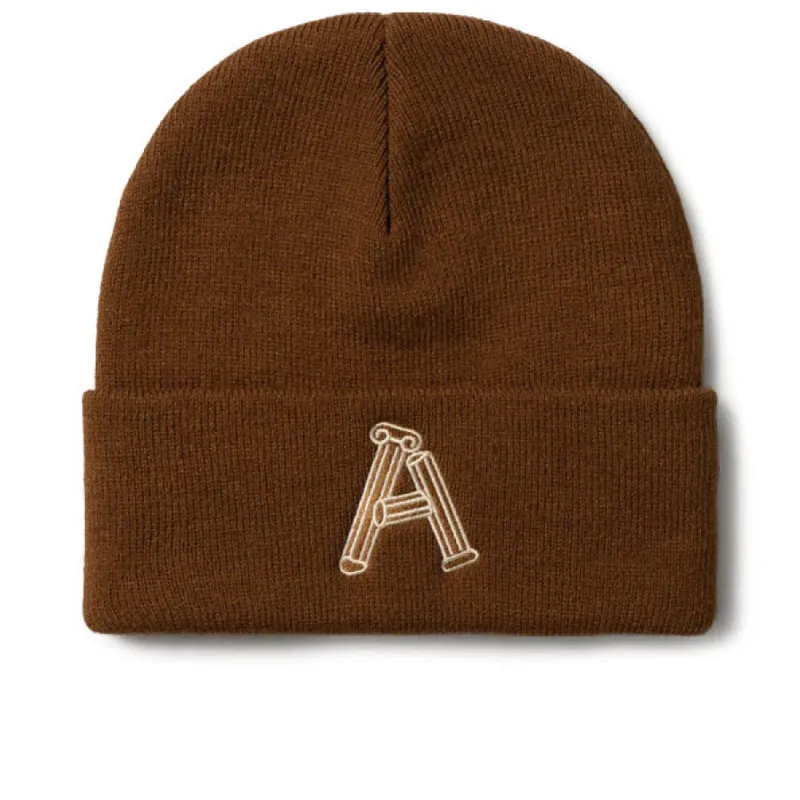 ARIES | Column A Beanie 'Brown' made by ARIES