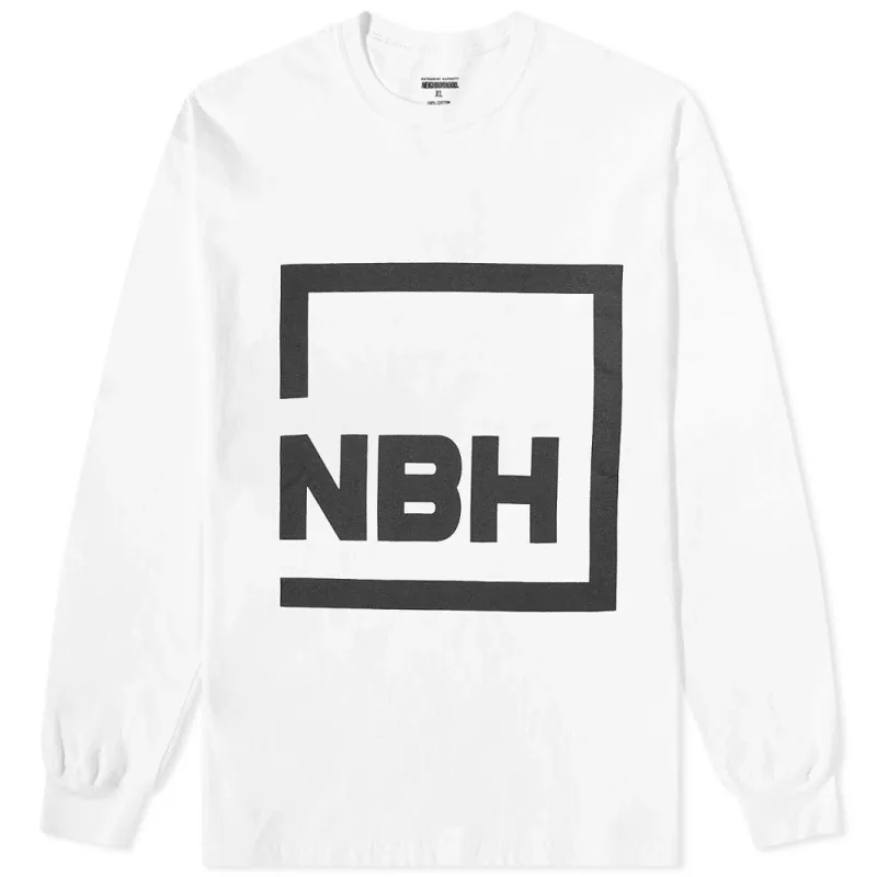 Neighborhood | NH Tee Long Sleeve-8 T-Shirts 'White' sold by Hatchet Outdoor Supply Co