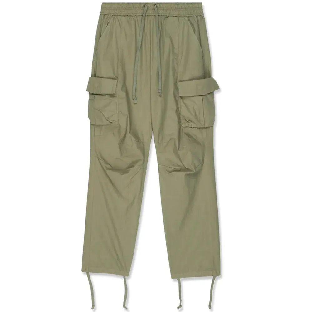 John Elliott | Back Sateen Cargo Pants 'Olive' sold by Hatchet Outdoor Supply Co