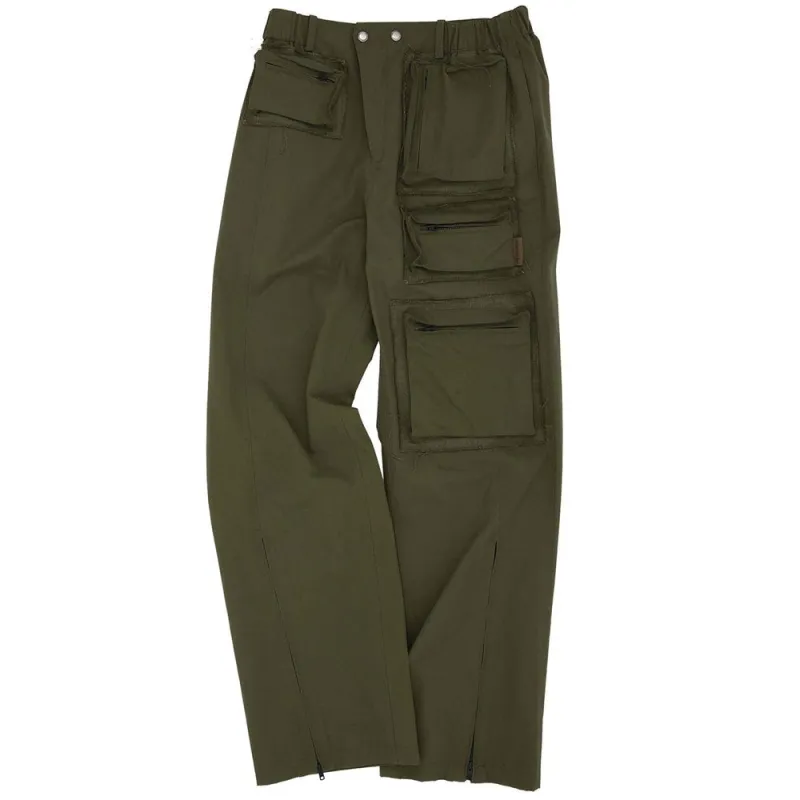 Andersson Bell | Raw Edge Multi - Pocket Pants (L) 'Khaki' sold by Hatchet Outdoor Supply Co