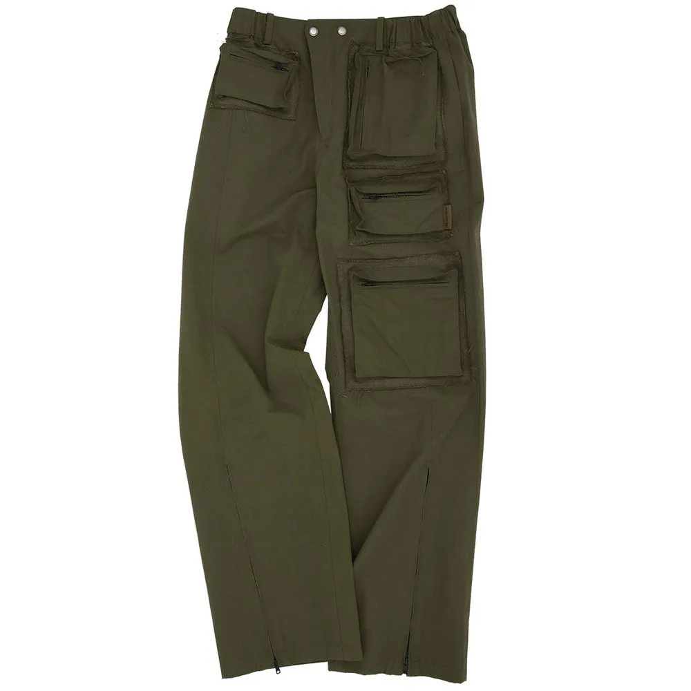 Andersson Bell | Raw Edge Multi - Pocket Pants (L) 'Khaki' sold by Hatchet Outdoor Supply Co
