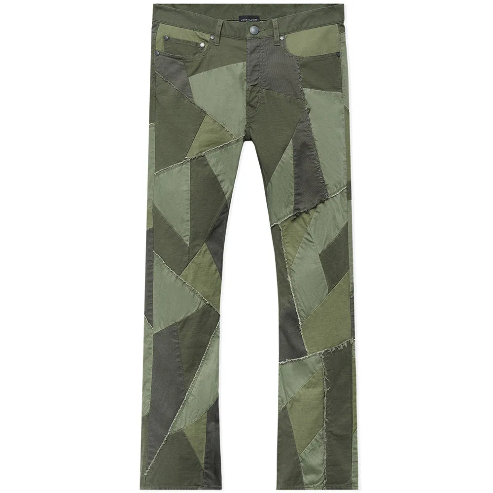 John Elliott | Patchwork Boot-Cut 'Olive' sold by Hatchet Outdoor Supply Co