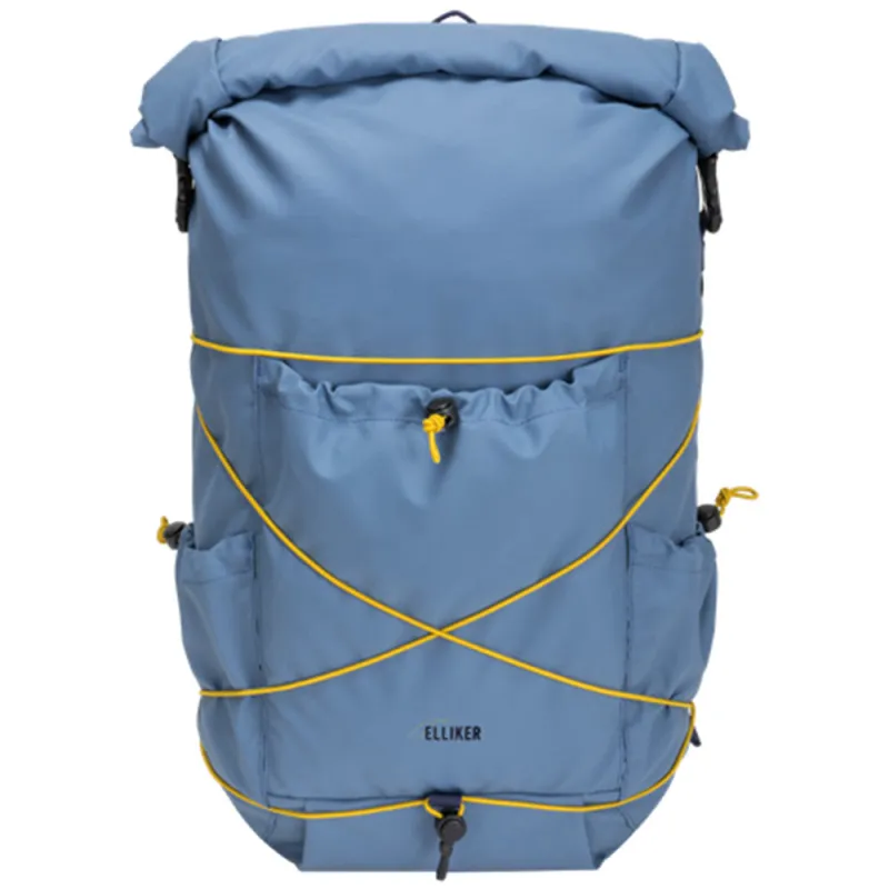 ELLIKER | Buckden Roll Top Backpack 24/35L 'Steel Blue' sold by Hatchet Outdoor Supply Co