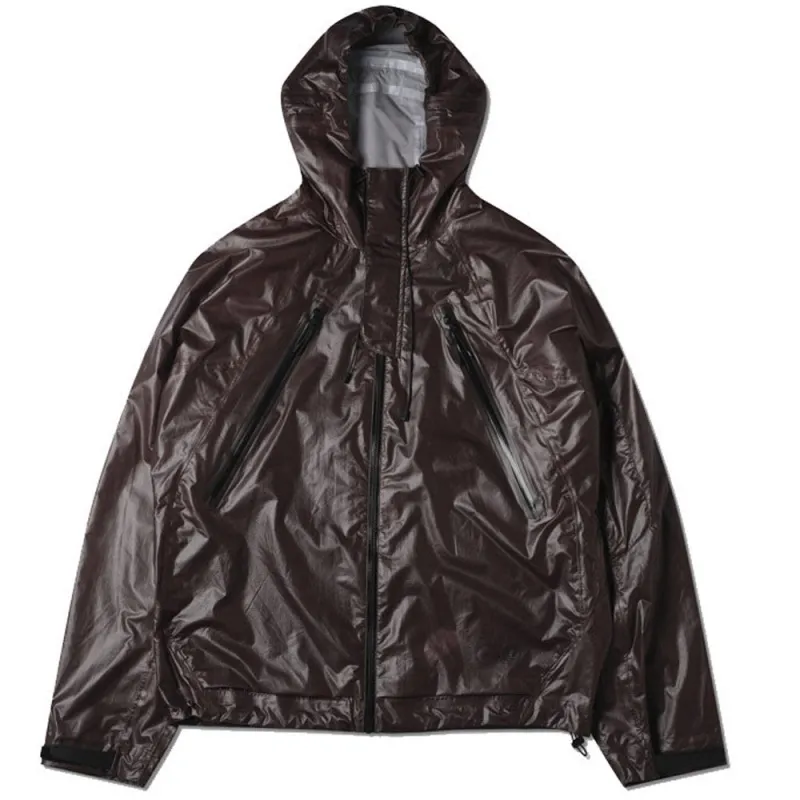 Purple Mountain Observatory | Obsidian Shell Jacket 'Dark Olive' sold by Hatchet Outdoor Supply Co