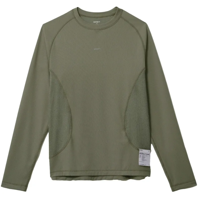 SATISFY | Ghostfleece Octa Long Tee 'Vetiver' sold by Hatchet Outdoor Supply Co