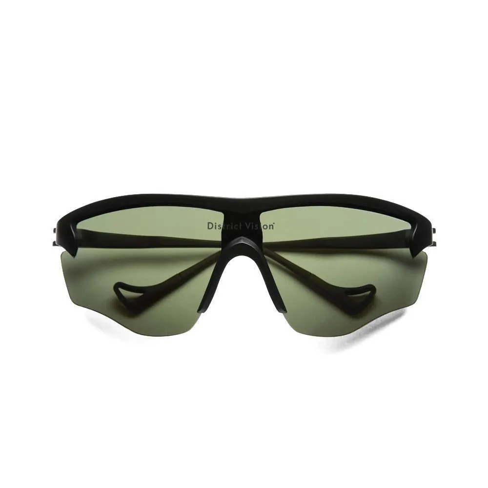 District Vision | Junya Racer Sunglasses 'Black/D+ G15' sold by Hatchet Outdoor Supply Co