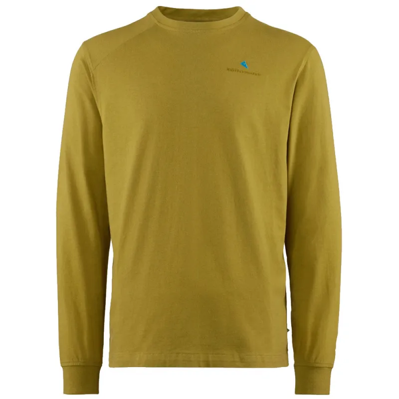 Root Logo LS Tee 'Meadow Green' made by Klättermusen