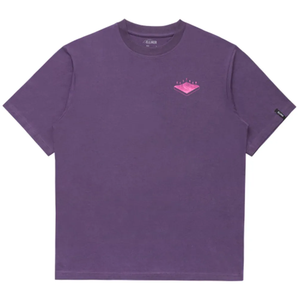 ELLIKER | Rill Hill Print Short Sleeve T-Shirt 'Purple' sold by Hatchet Outdoor Supply Co