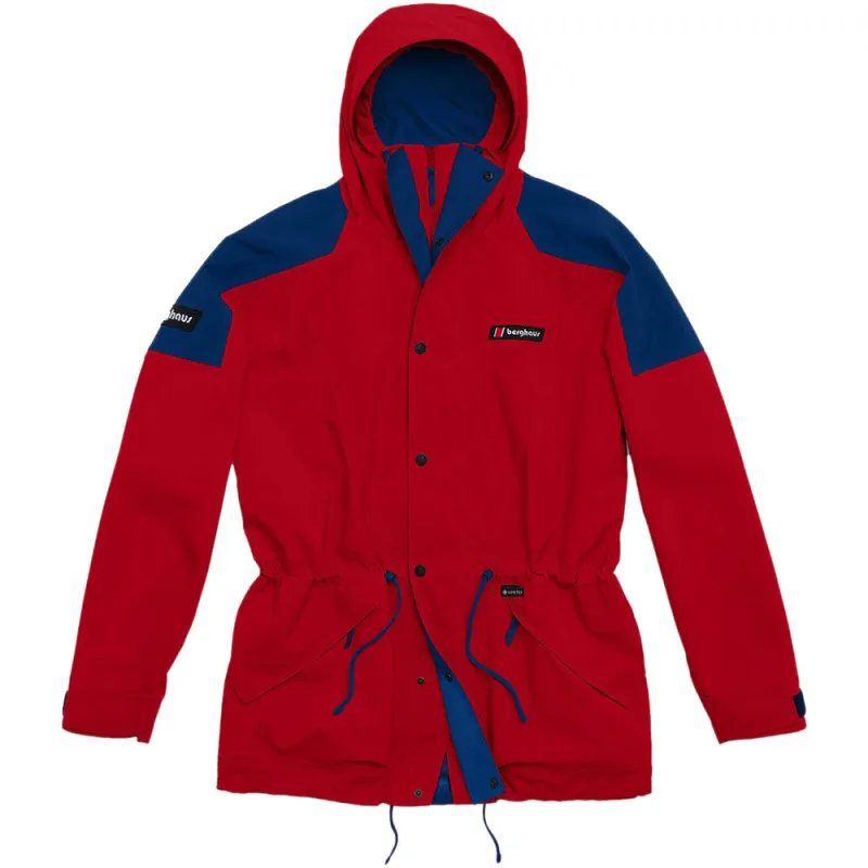 Berghaus | Unisex Meru Mountain Gore-Tex Jacket 'Red / Blue' sold by Hatchet Outdoor Supply Co