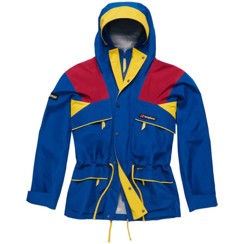 Berghaus | Unisex Trango Gore-Tex Waterproof Jacket 'Blue / Red' sold by Hatchet Outdoor Supply Co