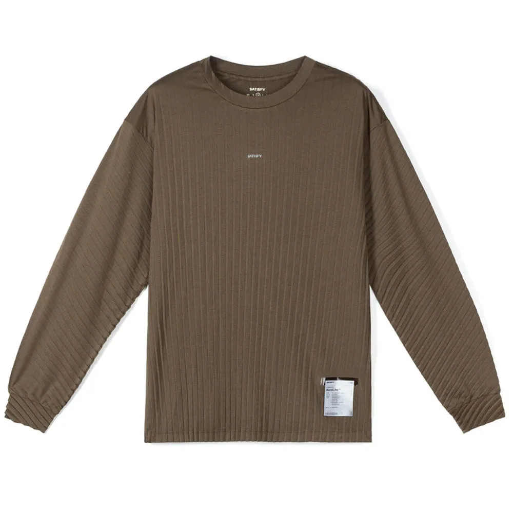 SATISFY | Auralite™ Pleated Long Tee 'Olive' sold by Hatchet Outdoor Supply Co