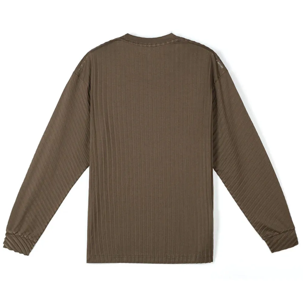 SATISFY | Auralite™ Pleated Long Tee 'Olive' sold by Hatchet Outdoor Supply Co product image thumbnail 2