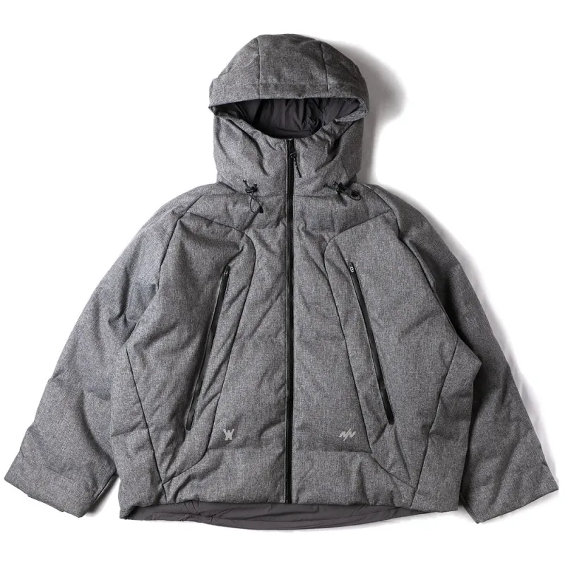 NīNEpointNīNE x Weekends Puffer Jacket 'Future Denim' sold by Hatchet Outdoor Supply Co