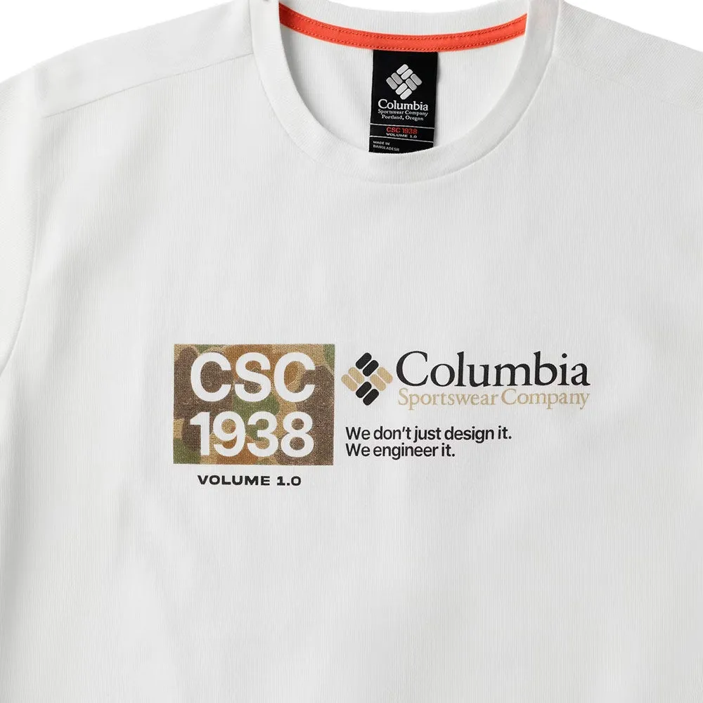 Columbia CSC 1938 'Short Sleeve Tee 'Sea Salt' sold by Hatchet Outdoor Supply Co product image thumbnail 3