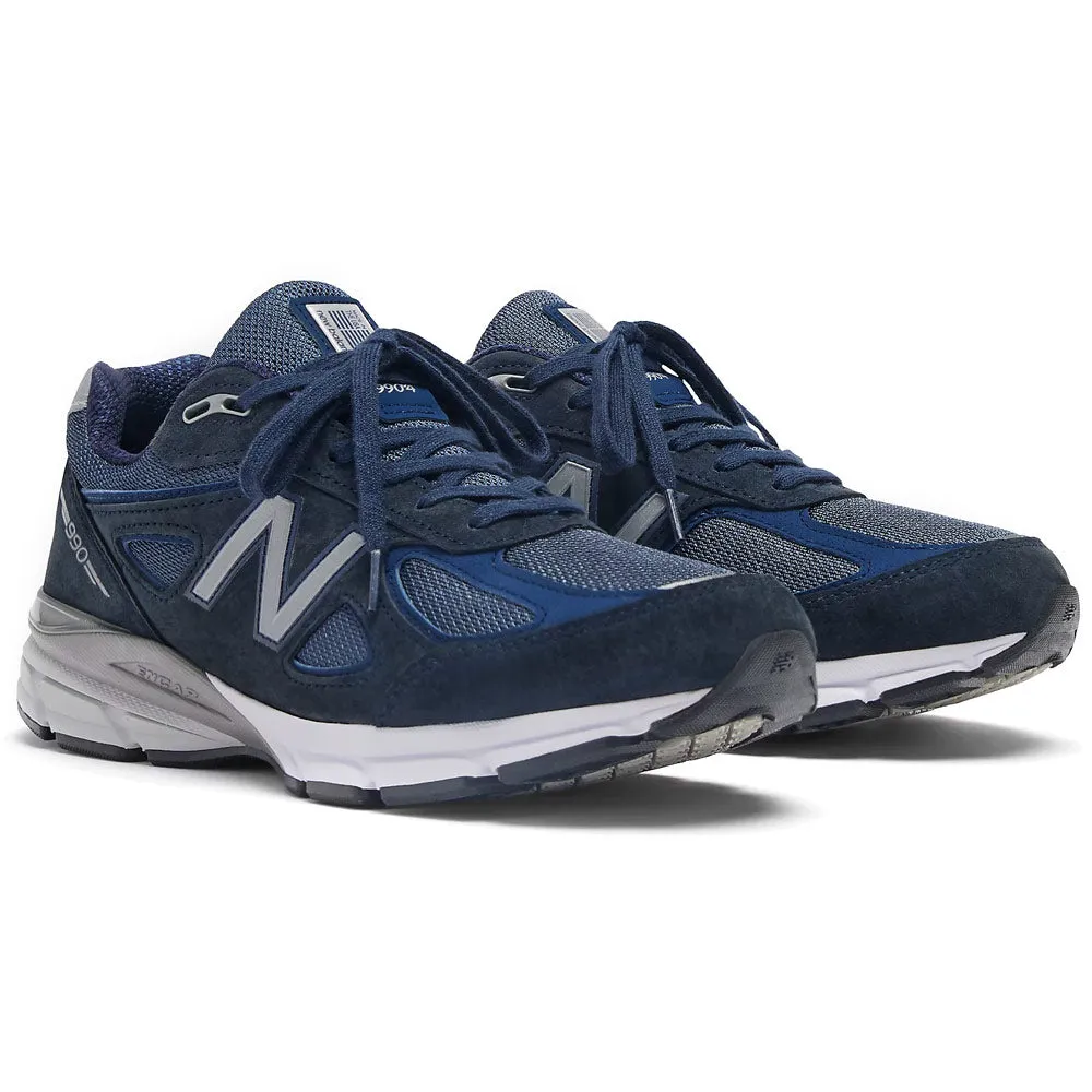 New Balance | Made in USA 990v4 D 'Navy / Silver' sold by Hatchet Outdoor Supply Co product image thumbnail 2