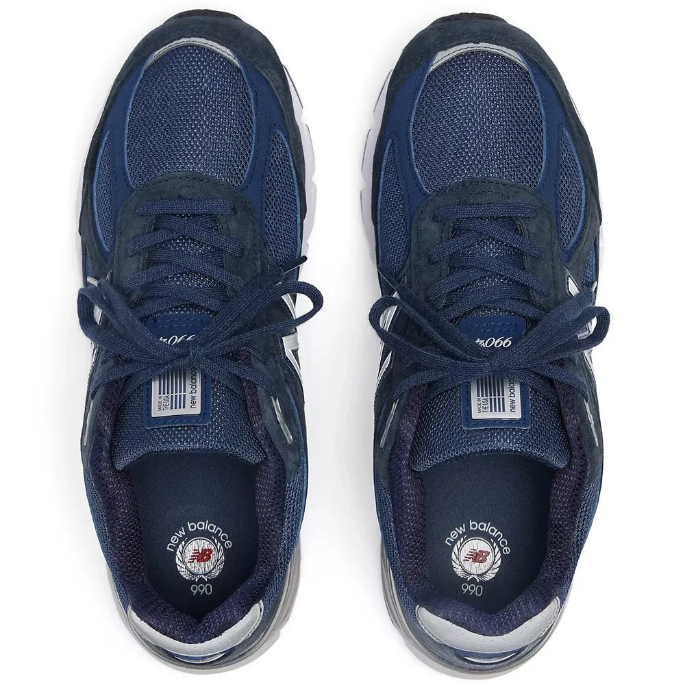 New Balance | Made in USA 990v4 D 'Navy / Silver' sold by Hatchet Outdoor Supply Co product image thumbnail 3