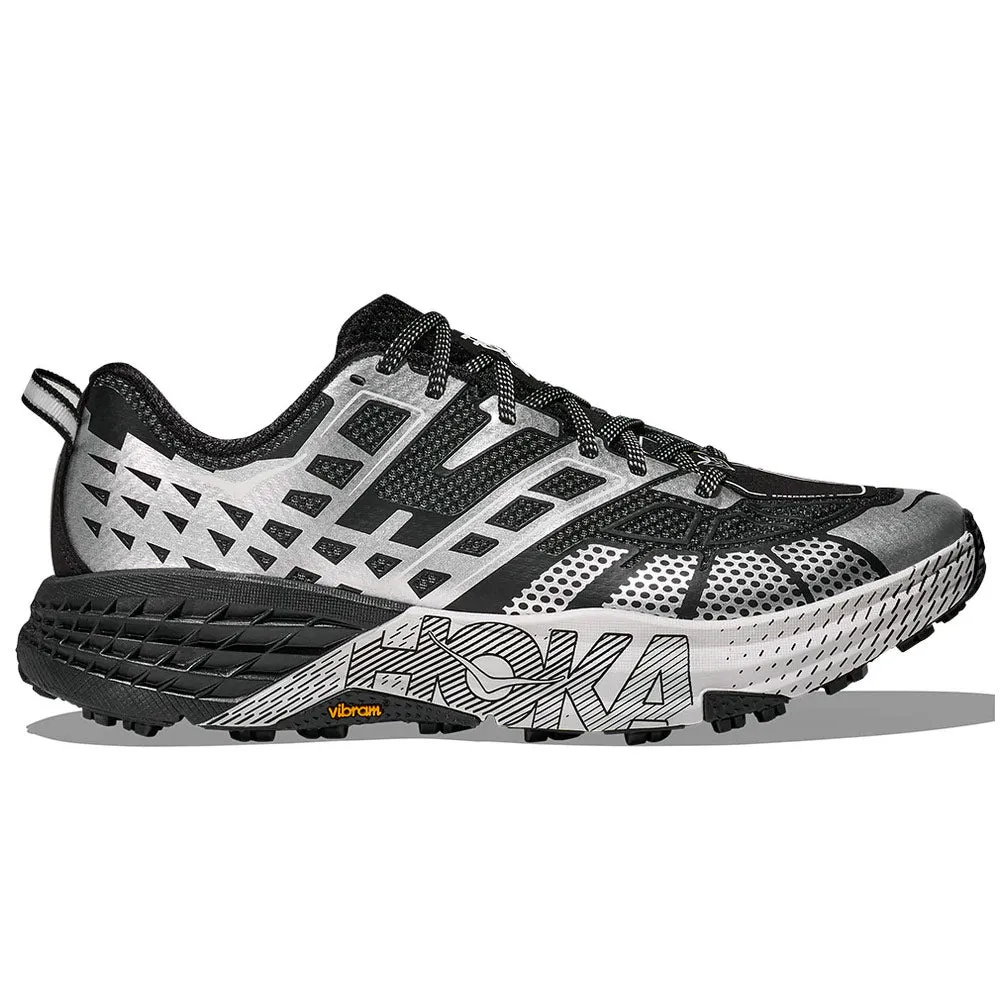 HOKA | U Speedgoat 2 TS 'Black / Stardust' sold by Hatchet Outdoor Supply Co