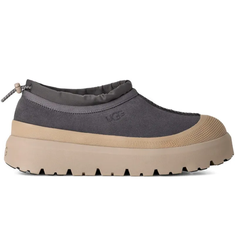 UGG | Tasman Weather Hybrid Slipper 'Obsidian / Cobble Grey' sold by Hatchet Outdoor Supply Co