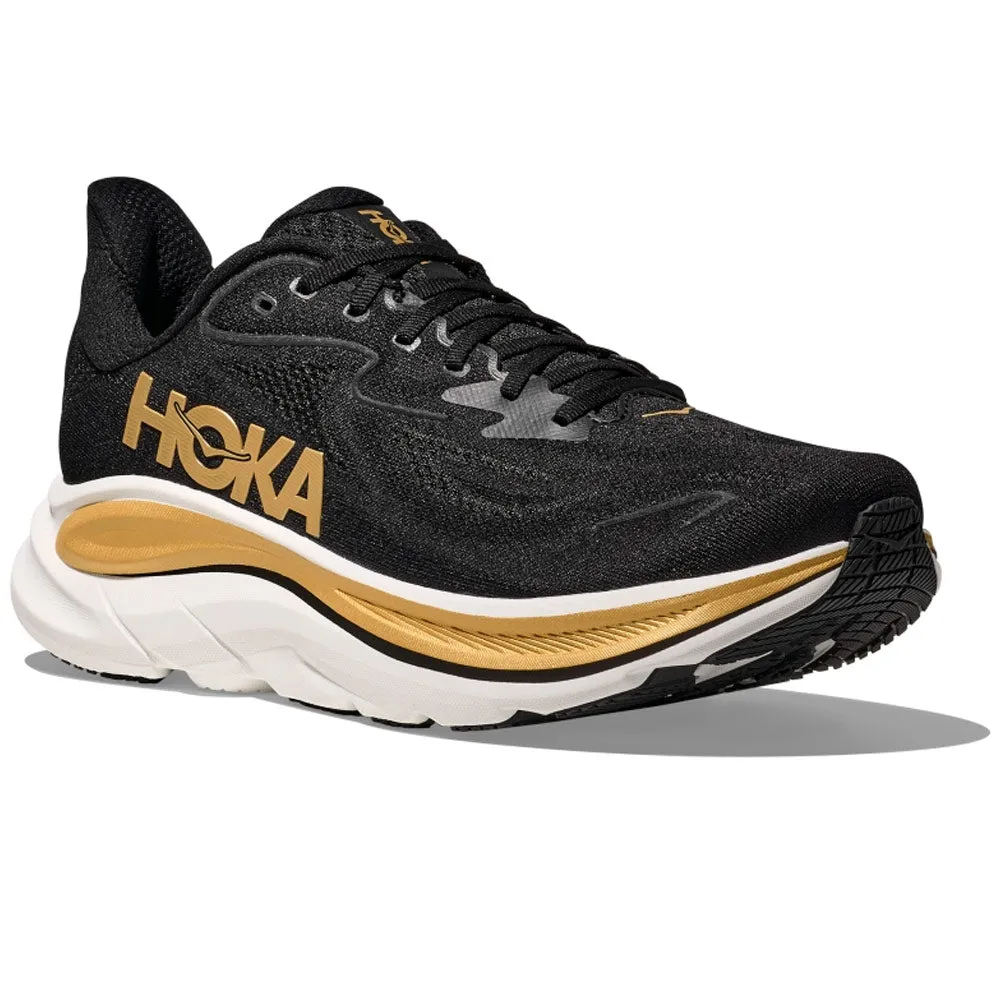 HOKA | Women's Clifton 10 Shoes 'Black / Gold' sold by Hatchet Outdoor Supply Co product image thumbnail 4
