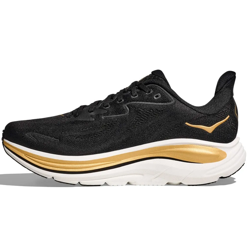 HOKA | Women's Clifton 10 Shoes 'Black / Gold' sold by Hatchet Outdoor Supply Co product image thumbnail 2