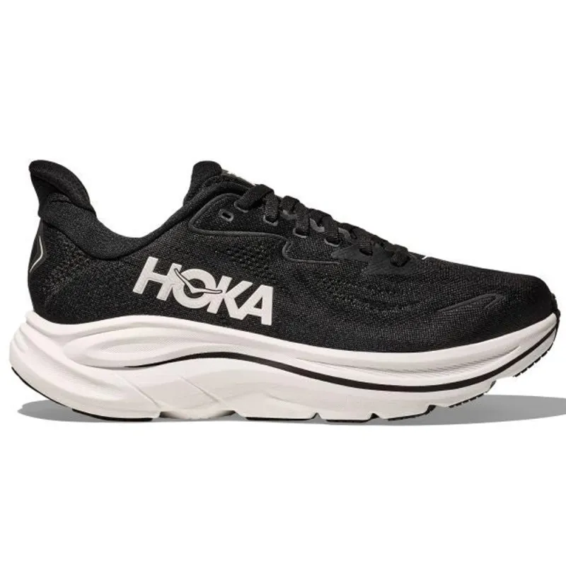 HOKA | Clifton 10 Shoes 'Black / White' sold by Hatchet Outdoor Supply Co