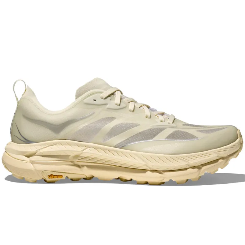 HOKA | Mafate Speed 4 Lite Shoes 'Truffle Salt / Vintage Yellow' made by Hoka