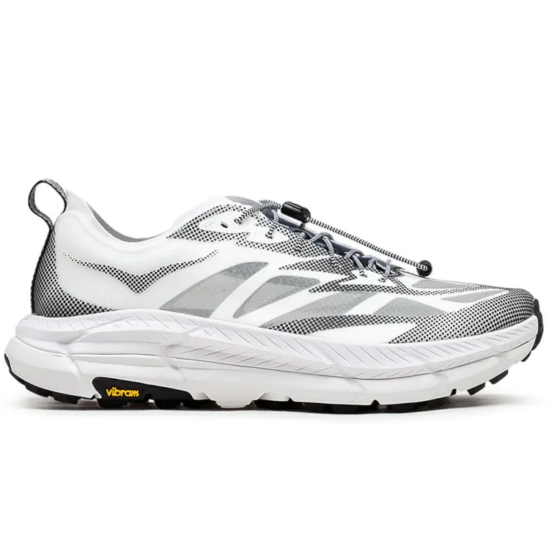 HOKA | Unisex Mafate Speed 4 Lite TS Shoes'White / Black' made by Hoka