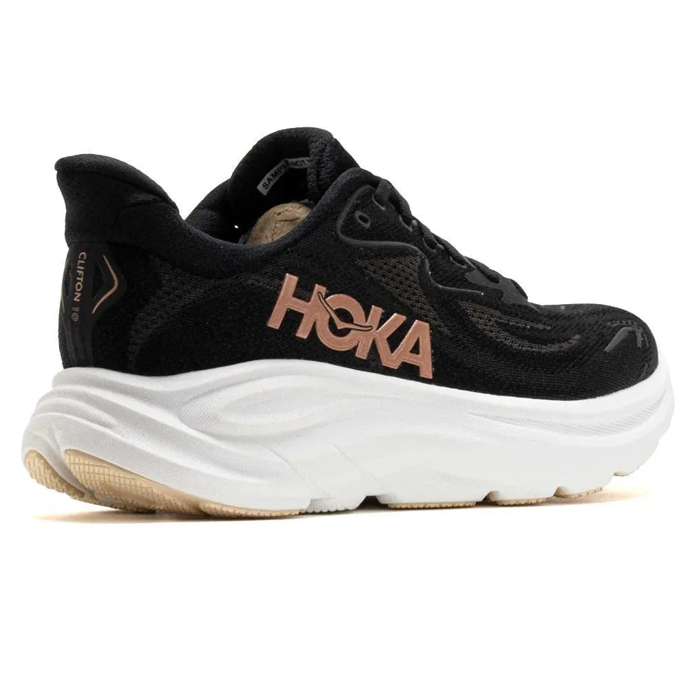 HOKA | Women's Clifton 10 'Black / Rose Gold' sold by Hatchet Outdoor Supply Co product image thumbnail 5