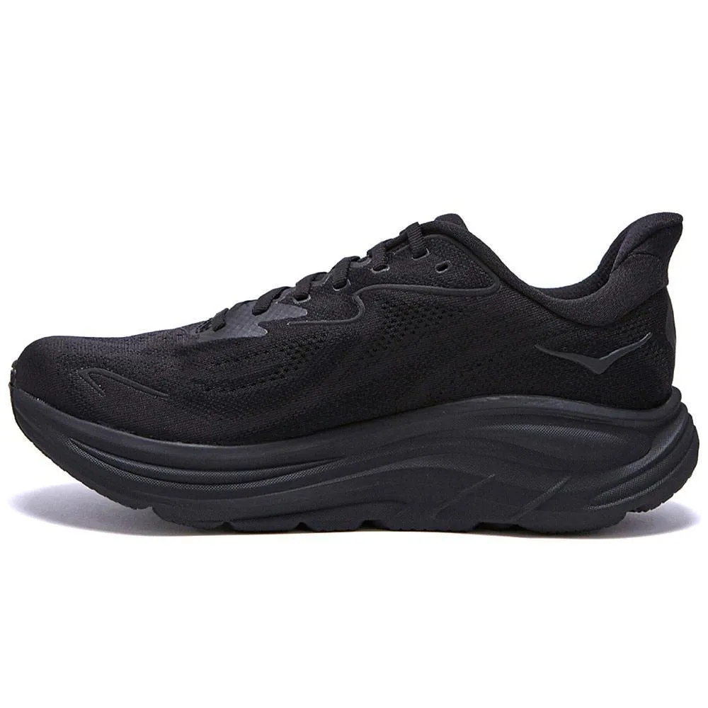 HOKA | Clifton 10 Wide 'Black / Black' sold by Hatchet Outdoor Supply Co product image thumbnail 2
