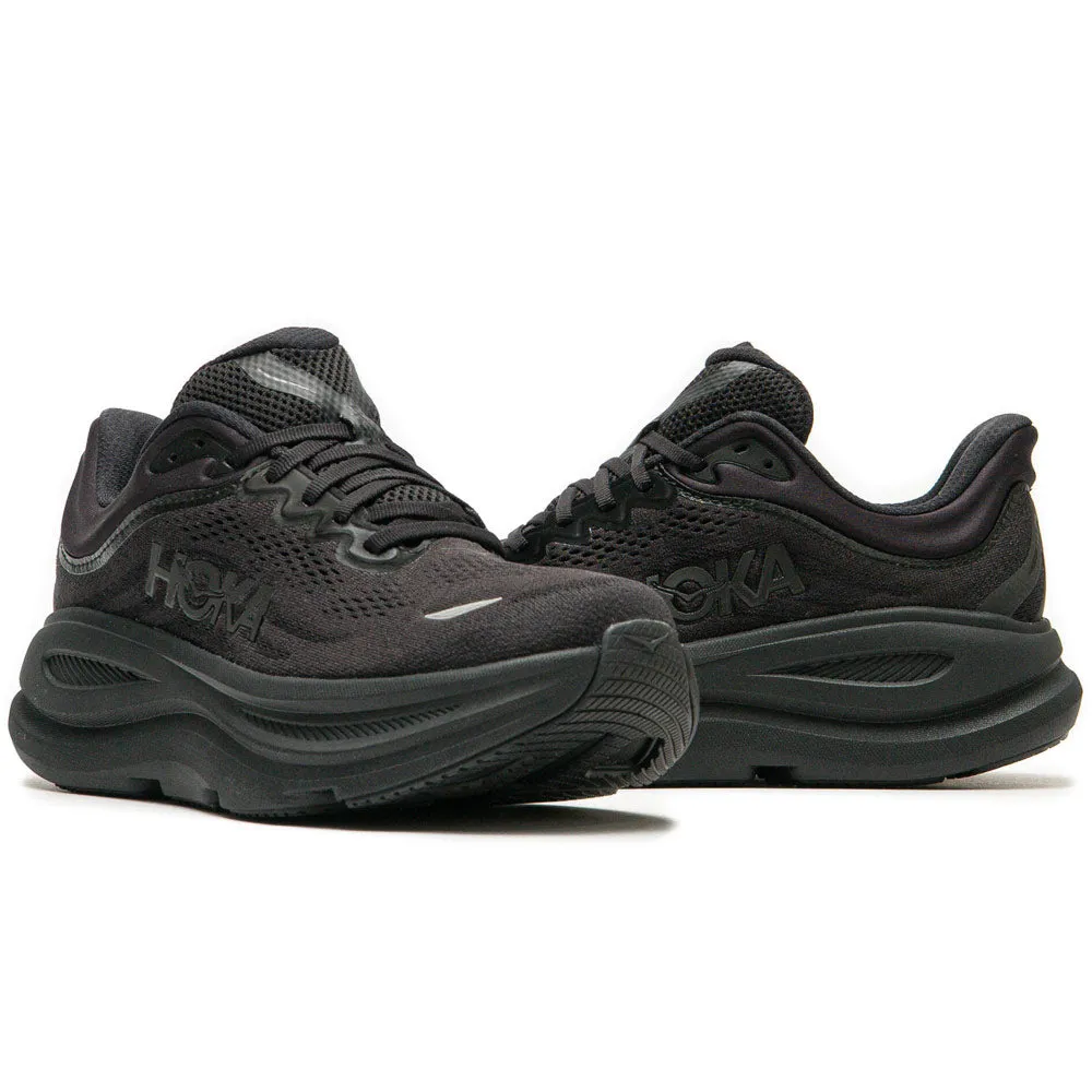 HOKA | Bondi 9 Wide 'Black / Black' sold by Hatchet Outdoor Supply Co product image thumbnail 4