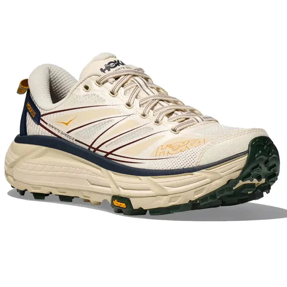 HOKA | Mafate Speed 2 Sneaker 'Darg Green / Maroon / Yellow' sold by Hatchet Outdoor Supply Co product image thumbnail 2