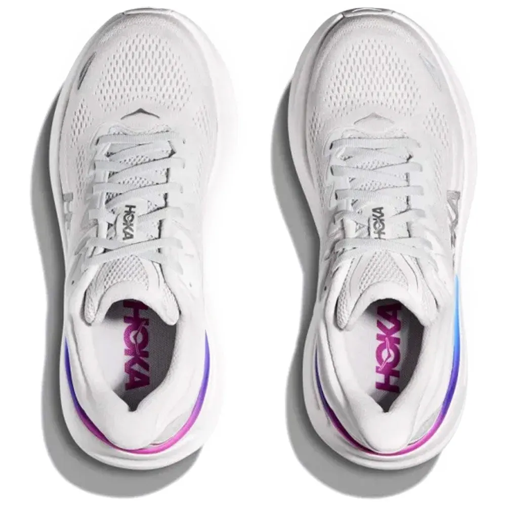 HOKA | Women's Bondi 9 'Cosmic Grey / White' sold by Hatchet Outdoor Supply Co product image thumbnail 2
