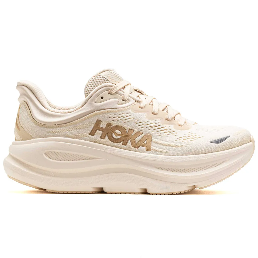 HOKA | Women's Bondi 9 'Vanilla / Birch' sold by Hatchet Outdoor Supply Co