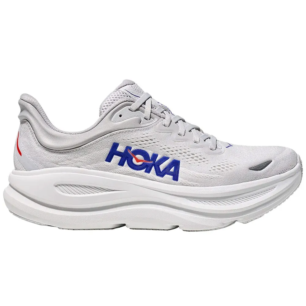 HOKA | Bondi 9 'Cosmic Grey / Ultramarine' sold by Hatchet Outdoor Supply Co