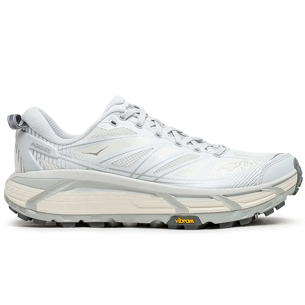 HOKA | Mafate Speed 2 'Cosmic Grey / Alabaster' sold by Hatchet Outdoor Supply Co