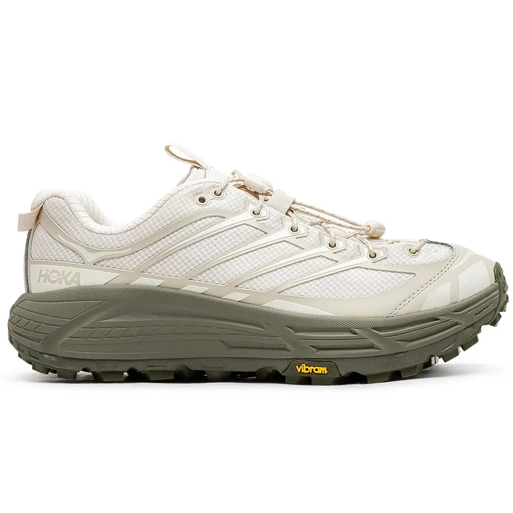 HOKA | Mafate Three2 'Oat Milk / Eucalyptus' sold by Hatchet Outdoor Supply Co