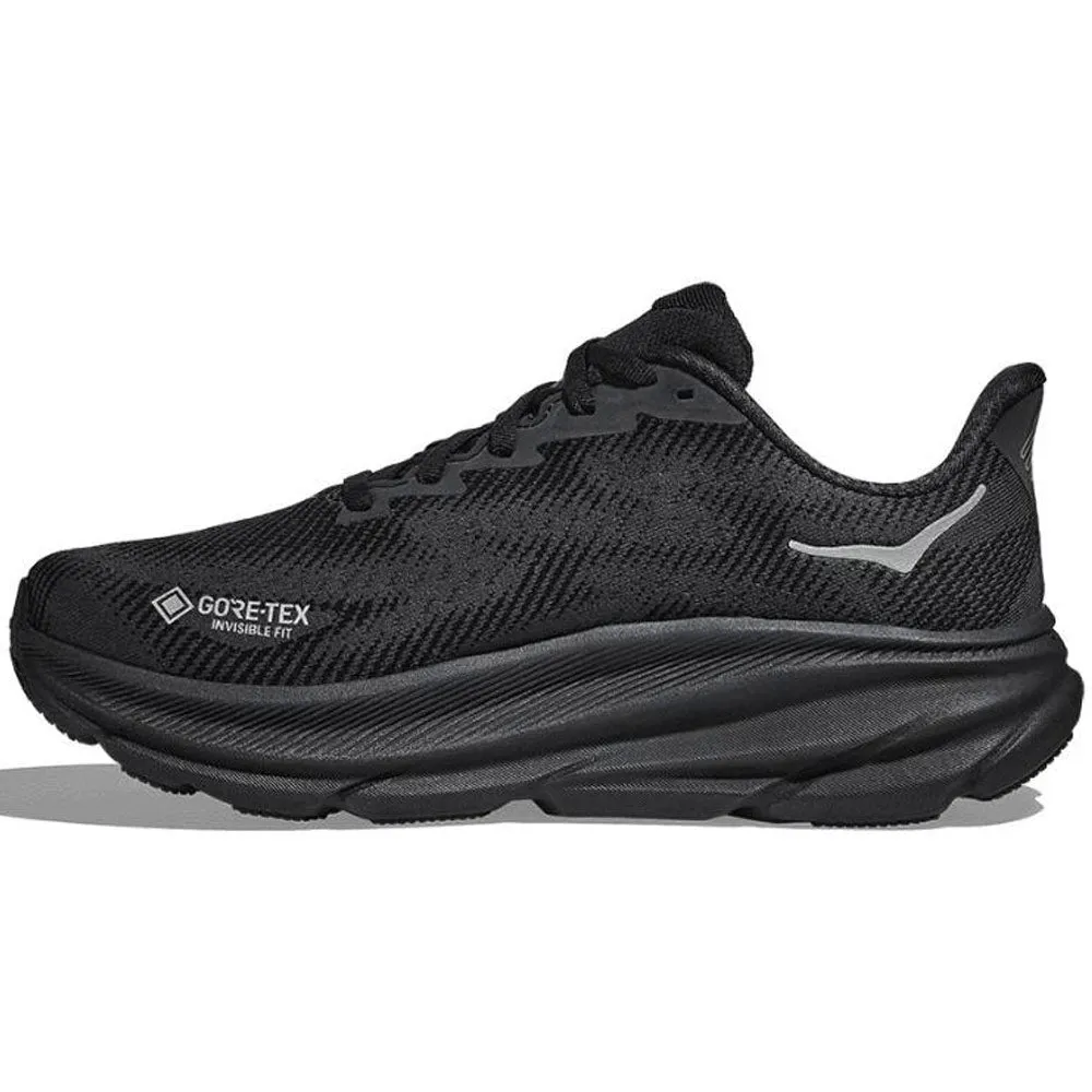 HOKA | Clifton 9 Gore-Tex 'Black / Black' sold by Hatchet Outdoor Supply Co product image thumbnail 2